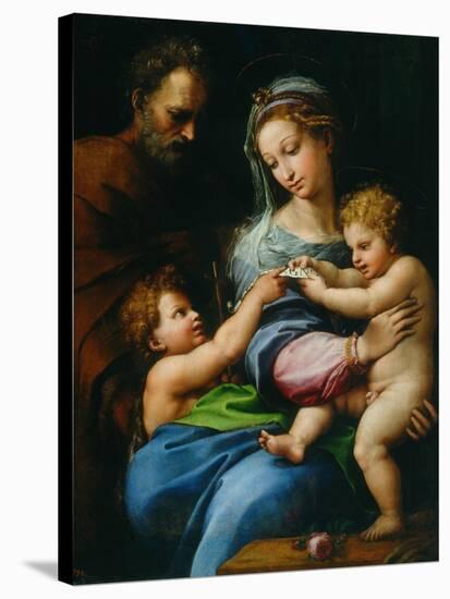 Madonna Della Rosa-Raphael-Stretched Canvas