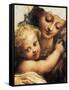 Madonna Della Scala-Antonio Allegri Da Correggio-Framed Stretched Canvas