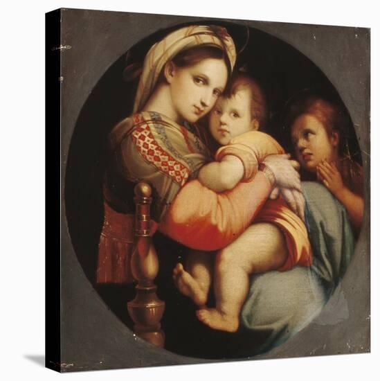 Madonna Della Sedia-Raphael-Stretched Canvas