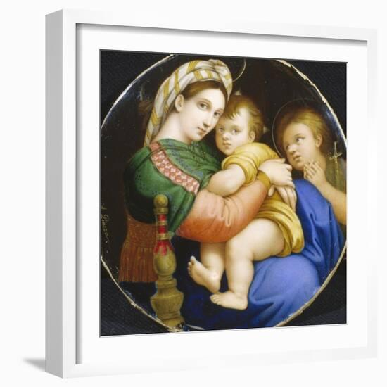 Madonna della Sedia-Andrea Piazza-Framed Giclee Print