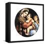 Madonna Della Seggiola, 1514-Raphael-Framed Stretched Canvas