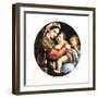 Madonna Della Seggiola, 1514-Raphael-Framed Giclee Print