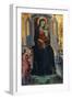 Madonna Enthroned and Child with Two Angels-null-Framed Giclee Print