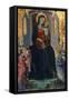 Madonna Enthroned and Child with Two Angels-null-Framed Stretched Canvas