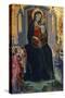 Madonna Enthroned and Child with Two Angels-null-Stretched Canvas