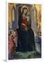 Madonna Enthroned and Child with Two Angels-null-Framed Giclee Print