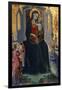 Madonna Enthroned and Child with Two Angels-null-Framed Giclee Print