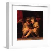 Madonna Enthroned with 4 Saints, 1518 (detail)-Rosso Fiorentino (Battista di Jacopo)-Framed Art Print