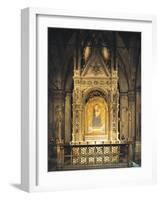 Madonna Enthroned with Child and Angels-null-Framed Giclee Print