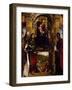 Madonna Enthroned with Saints or Pala Ghedini, 1497-Lorenzo Costa-Framed Giclee Print