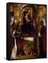 Madonna Enthroned with Saints or Pala Ghedini, 1497-Lorenzo Costa-Framed Stretched Canvas