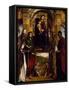 Madonna Enthroned with Saints or Pala Ghedini, 1497-Lorenzo Costa-Framed Stretched Canvas