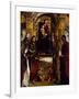 Madonna Enthroned with Saints or Pala Ghedini, 1497-Lorenzo Costa-Framed Giclee Print