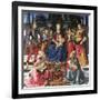 Madonna Enthroned with Saints-Domenico Ghirlandaio-Framed Giclee Print