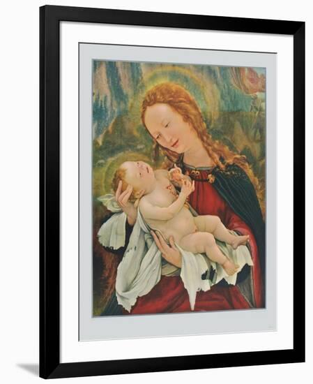 Madonna (fom the Isenheim Altar)-Matthias Gruenewald-Framed Collectable Print