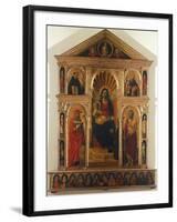 Madonna from Holy Book-Vincenzo Foppa-Framed Giclee Print