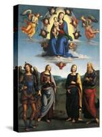 Madonna in Glory, Ca 1500-1501-Pietro Perugino-Stretched Canvas