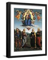 Madonna in Glory, Ca 1500-1501-Pietro Perugino-Framed Giclee Print
