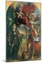 Madonna in Glory with Child, Angels & Sts George and Michael Archangel-Dosso Dossi-Mounted Art Print