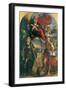 Madonna in Glory with Child, Angels & Sts George and Michael Archangel-Dosso Dossi-Framed Art Print