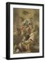 Madonna in Glory with Saints and Angels-Domenico Antonio Vaccaro-Framed Giclee Print