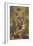 Madonna in Glory with Saints and Angels-Domenico Antonio Vaccaro-Framed Giclee Print