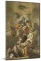 Madonna in Glory with Saints and Angels-Domenico Antonio Vaccaro-Mounted Giclee Print