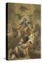Madonna in Glory with Saints and Angels-Domenico Antonio Vaccaro-Stretched Canvas
