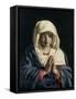 Madonna in Prayer-Giovanni Battista Salvi da Sassoferrato-Framed Stretched Canvas