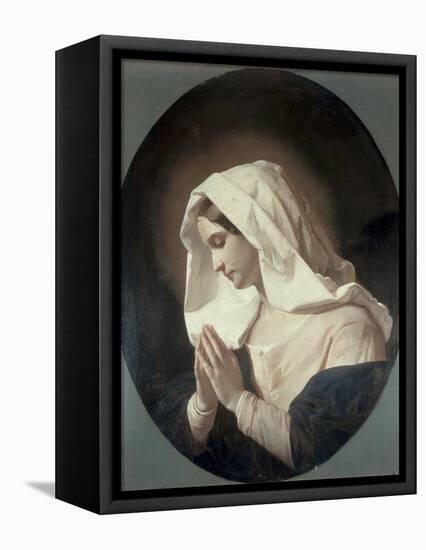 Madonna in Prayer-Giuseppe Molteni-Framed Stretched Canvas