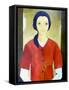 Madonna in Red-Ana Bianchi-Framed Stretched Canvas