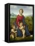 Madonna in the Meadow, 1505 or 1506-Raphael-Framed Stretched Canvas