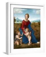 Madonna in the Meadow by Raphael-null-Framed Giclee Print