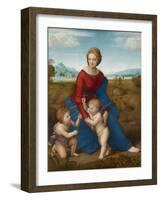 Madonna in the Meadow, Ca 1506-Raphael-Framed Giclee Print