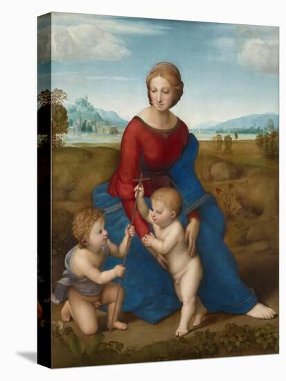 Madonna in the Meadow, Ca 1506-Raphael-Stretched Canvas