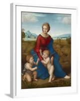 Madonna in the Meadow, Ca 1506-Raphael-Framed Giclee Print