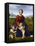 Madonna in the Meadow-Raphael-Framed Stretched Canvas