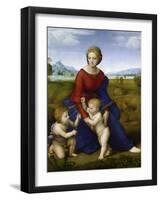 Madonna in the Meadow-Raphael-Framed Giclee Print