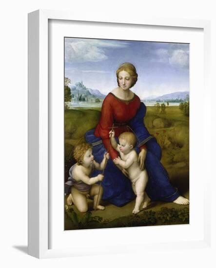 Madonna in the Meadow-Raphael-Framed Giclee Print