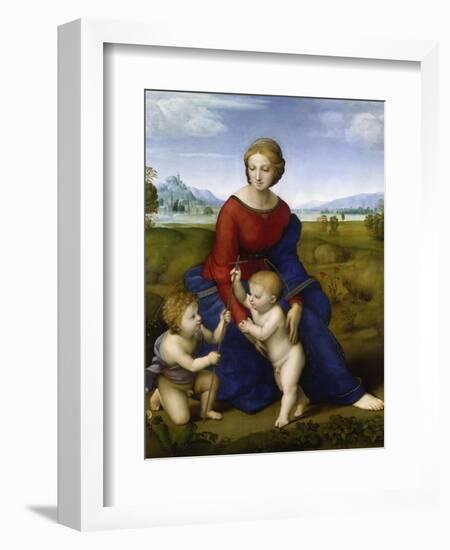 Madonna in the Meadow-Raphael-Framed Giclee Print