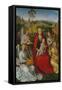 Madonna in the Rose Bower. Left Panel of a Diptych-Hans Memling-Framed Stretched Canvas