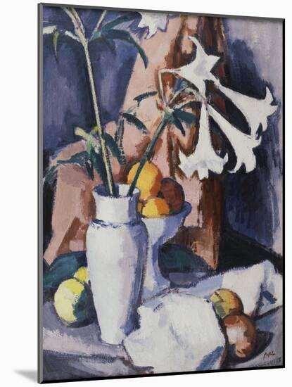 Madonna Lilies, C.1926-Samuel John Peploe-Mounted Giclee Print