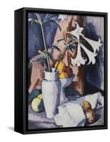 Madonna Lilies, C.1926-Samuel John Peploe-Framed Stretched Canvas