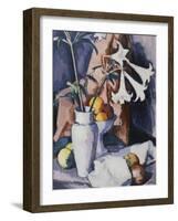 Madonna Lilies, c.1926-Samuel John Peploe-Framed Giclee Print