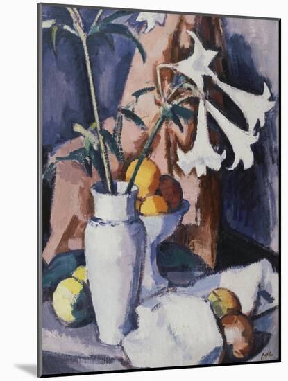 Madonna Lilies, c.1926-Samuel John Peploe-Mounted Giclee Print