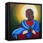 Madonna Maiden of Love, 2012, (Acrylic on Masonite)-Patricia Brintle-Framed Stretched Canvas