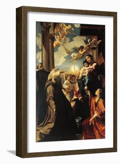 Madonna of Bargellinis, 1588-Lodovico Carracci-Framed Giclee Print