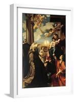 Madonna of Bargellinis, 1588-Lodovico Carracci-Framed Giclee Print