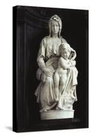 Madonna of Bruges-Michelangelo Buonarroti-Stretched Canvas