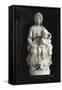 Madonna of Bruges-Michelangelo Buonarroti-Framed Stretched Canvas